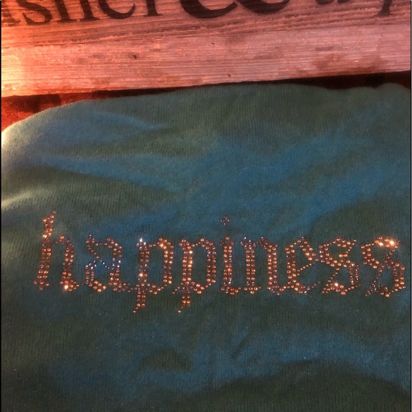 🌟Rare Find ! “Happiness” Cashmere Cardigan - Picture 1 of 6